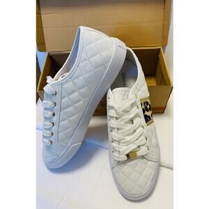 Women's Shoes Globalwin White/Leopard Walking  Low Cut  Fashion Sneakers Size11